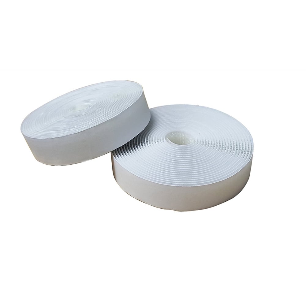 Hook and Loop Adhesive White