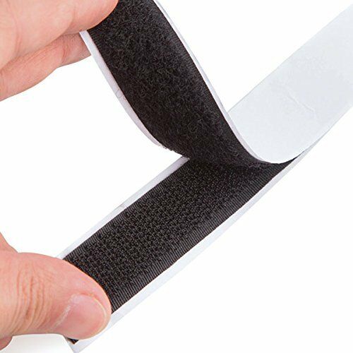 Hook and Loop Adhesive Tape Black